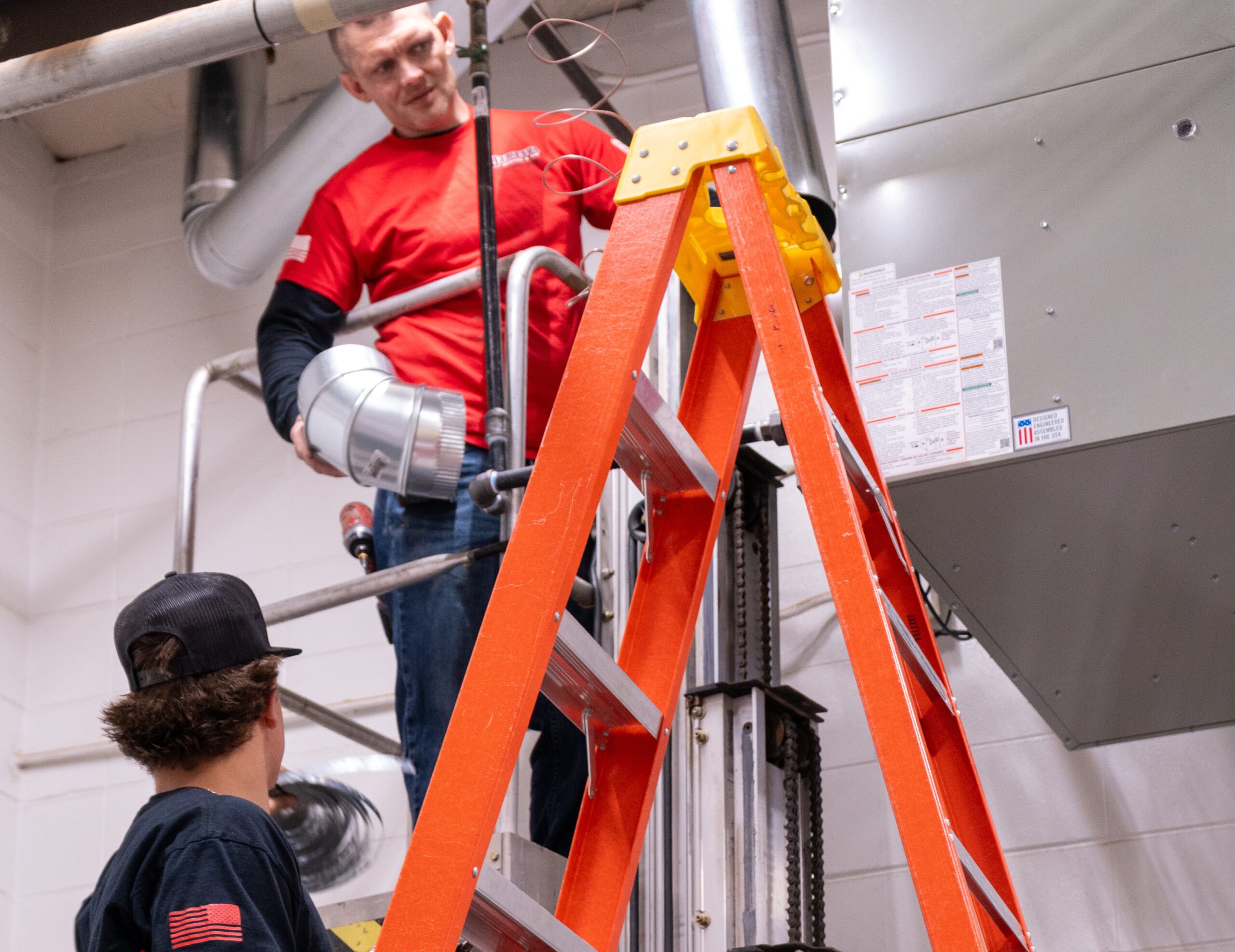 Jameson Heating + Air team working