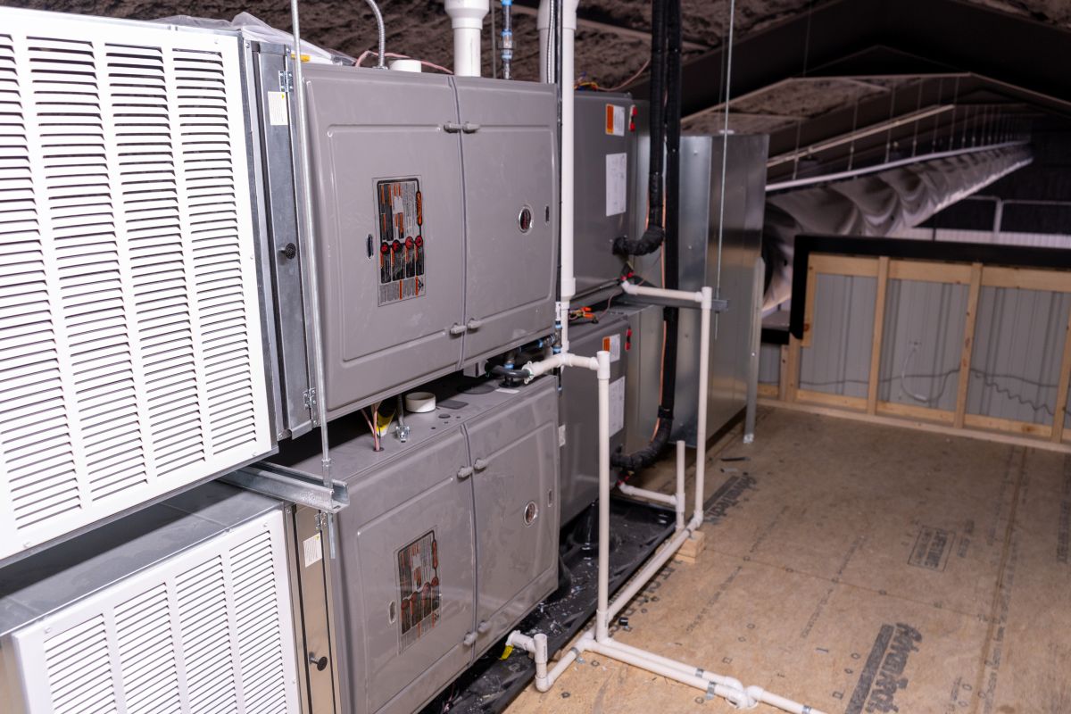 two 5 ton 95% furnaces