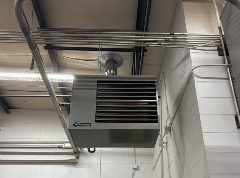 AC unit in the ceiling